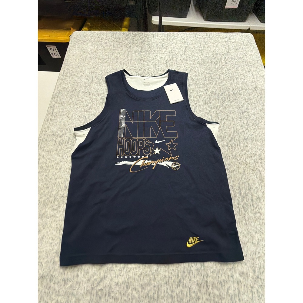 Nike Hoops Champions Dri-FIT Basketball Tank‎ Top Mens M FN1852-451 NEW